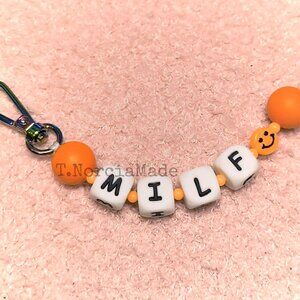 M!LF: Silicone Offensive Keychain: Orange